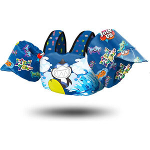 Chriffer Kids Swim Vest Life Jacket 33-55 lbs Boys Blue Flotation Device NEW